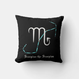 Zodiac Constellation Scorpio Throw Kissen
