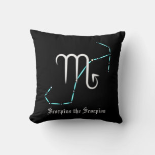 Zodiac Constellation Scorpio Throw Kissen