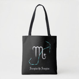 Zodiac Constellation Scorpio Tote Bag Tasche