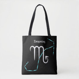 Zodiac Constellation Scorpio Tote Bag Tasche