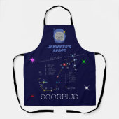 Zodiac Constellation Scorpius Schürze (Vorderseite)