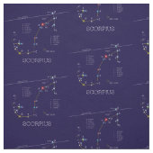 Zodiac Constellation Scorpius Stoff (Muster)
