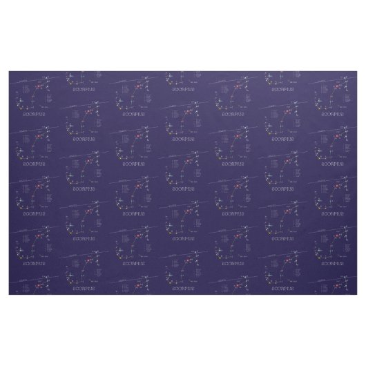 Zodiac Constellation Scorpius Stoff (Fat Quarter (45,7 x 55,9 cm))