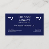 Zodiac Constellation Scorpius Visitenkarte (Rückseite)