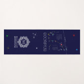 Zodiac Constellation Scorpius Yogamatte (Vorderseite (Horizontal))