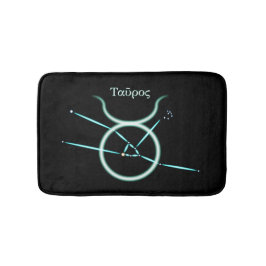 Zodiac Constellation Taurus Bath Mat Badematte