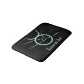 Zodiac Constellation Taurus Bath Mat Badematte (Schrägansicht)