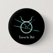Zodiac Constellation Taurus Button (Vorderseite)