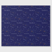Zodiac Constellation Taurus Geschenkpapier (Flach)