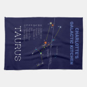 Zodiac Constellation Taurus Geschirrtuch (Horizontal)