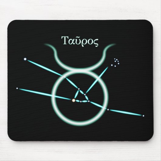 Zodiac Constellation Taurus Mouse Pad Mousepad (Vorne)