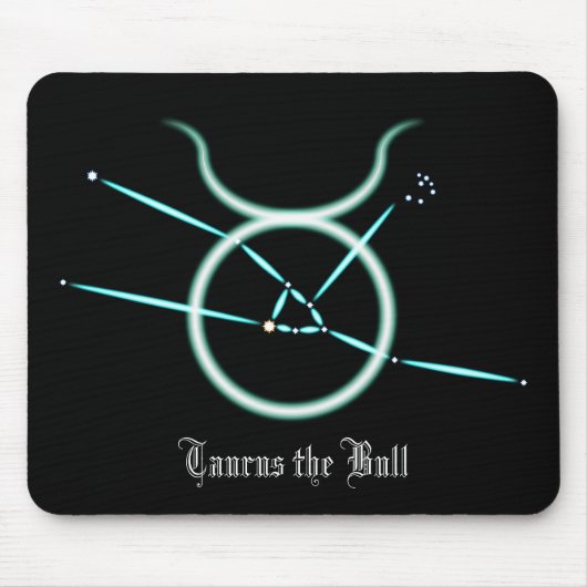 Zodiac Constellation Taurus Mouse Pad Mousepad (Vorne)