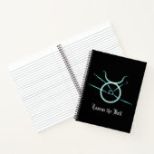 Zodiac Constellation Taurus Notebook Notizblock (Innenseite)