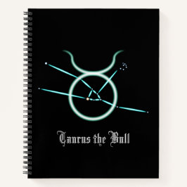 Zodiac Constellation Taurus Notebook Notizblock