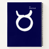 Zodiac Constellation Taurus Notizblock (Rückseite)