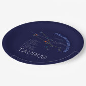 Zodiac Constellation Taurus Pappteller (Schrägansicht)