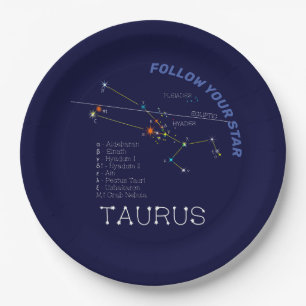 Zodiac Constellation Taurus Pappteller