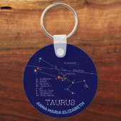 Zodiac Constellation Taurus Schlüsselanhänger (Vorderseite)