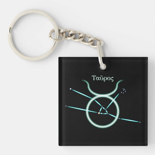 Zodiac Constellation Taurus Schlüsselanhänger (Vorderseite)