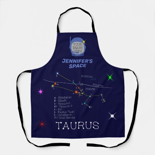 Zodiac Constellation Taurus Schürze (Vorderseite)