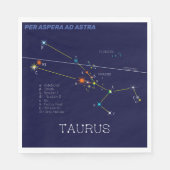 Zodiac Constellation Taurus Serviette (Vorderseite)
