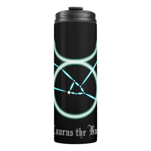 Zodiac Constellation Taurus Thermal Tumbler Thermosbecher (Vorderseite)