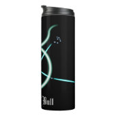 Zodiac Constellation Taurus Thermal Tumbler Thermosbecher (Nach rechts gedreht)