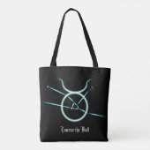 Zodiac Constellation Taurus Tote Bag Tasche (Rückseite)