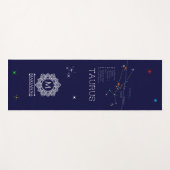 Zodiac Constellation Taurus Yogamatte (Vorderseite (Horizontal))