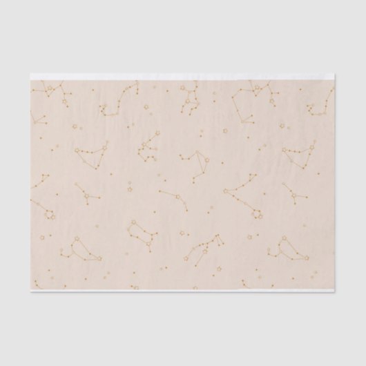 Zodiac Constellation Tissue Paper Seidenpapier (Vorderseite)
