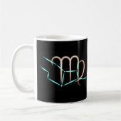 Zodiac Constellation Virgo Coffee Tasse (Links)