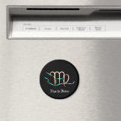 Zodiac Constellation Virgo Magnet (In Situ (Geschirrspüler))