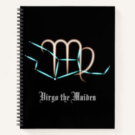 Zodiac Constellation Virgo Notebook Notizblock