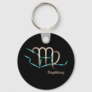 Zodiac Constellation Virgo Schlüsselanhänger