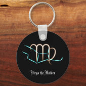 Zodiac Constellation Virgo Schlüsselanhänger (Vorderseite)