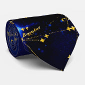 Zodiac Constellations Galaxy Krawatte (Gerollt)
