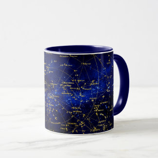 Zodiac Constellations Galaxy Tasse