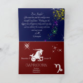 Zodiac Constellus Karte (Innenseite)