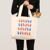Zodiac Crab Tote Bag – Emotional Sign Expression Jumbo Stoffbeutel (Vorderseite (Produkt))