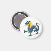 Zodiac Dragon Astrologie-Zeichen Magnet (Vorderseite/Rückseite)