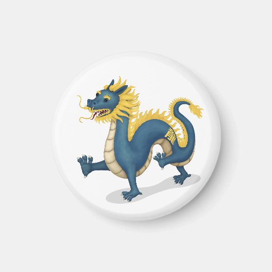 Zodiac Dragon Astrologie-Zeichen Magnet (Vorne)