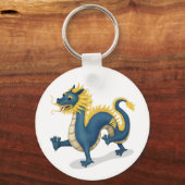 Zodiac Dragon Astrologie-Zeichen Schlüsselanhänger (Rückseite)