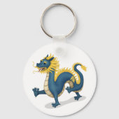 Zodiac Dragon Astrologie-Zeichen Schlüsselanhänger (Rückseite)