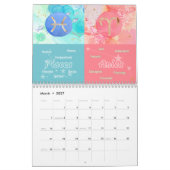 Zodiac Duets 2026 Astrologischer Kunstkalender Kalender (Mär 2027)