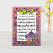 Zodiac - Fakten zum Krebsspass Karte (Gelbe Blume)