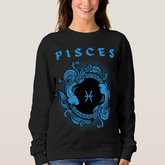 Zodiac Fisces im Mittelalter Sweatshirt (Vorderseite)
