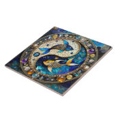Zodiac - Fische Fischjin und Yang Fliese (Seite)