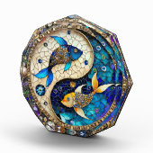 Zodiac - Fische Fischjin und Yang Fotoblock (Rechts)