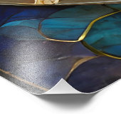 Zodiac - Fische Fischjin und Yang Fotodruck (Ecke)