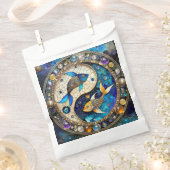 Zodiac - Fische Fischjin und Yang Geschenktütchen (Ausgeschnitten)